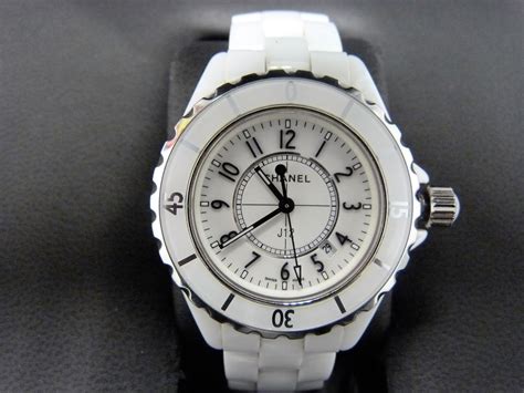 montre chanel ceramique blanche occasion|CHANEL J12 Blanche H5705 .